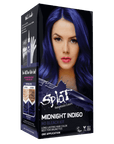 Splat Hair Dye for brunettes_Midnight Indigo blue hair color semi-permanent