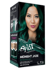 Splat Hair Dye for brunettes_Midnight Jade Green hair color manic panic