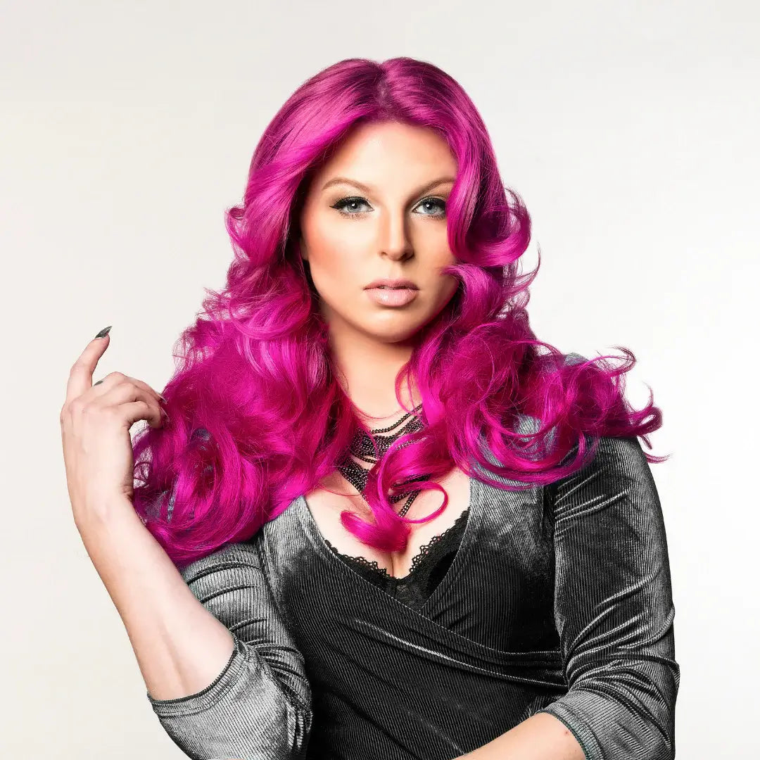 Midnight Magenta No Bleach Pink Semi-Permanent Hair Dye Kit