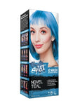 10 Wash Temporary Blue Hair Dye No Bleach (Novel Teal)