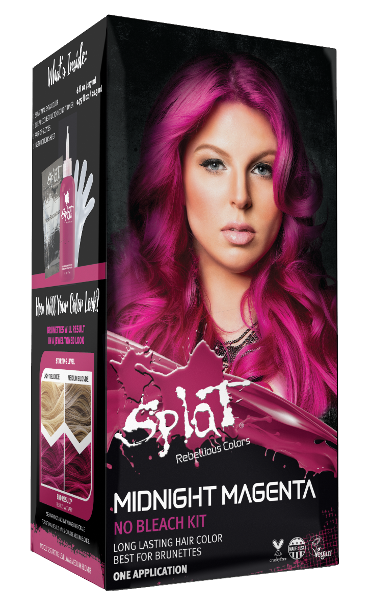 Splat Midnight Magenta Temporary Pink Hair Dye