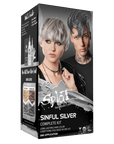 Original Complete Kit with Bleach and Semi-Permanent Hair Color - Sinful Silver