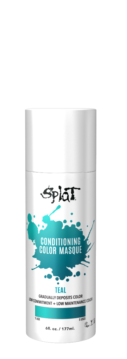 Splat Hair Dye Teal Color Depositing Conditioner Masque keracolor