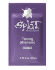 A box of Splat Hair Color's Toning Shampoo