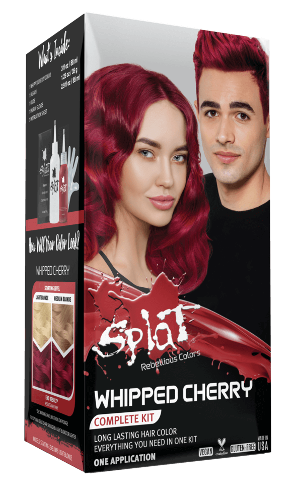 A package of Splat Hair Color's Whipped Cherry Hair Dye